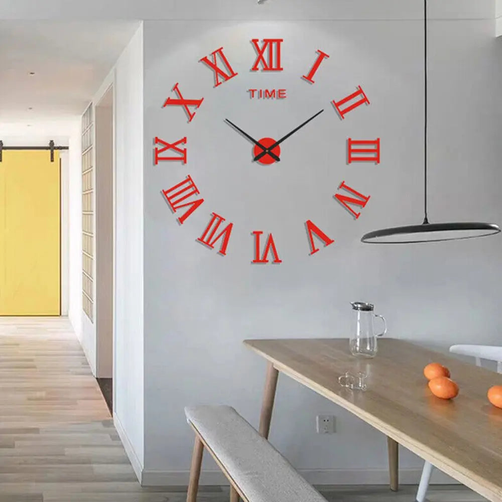 Roman Numeral Creative Wall Clock