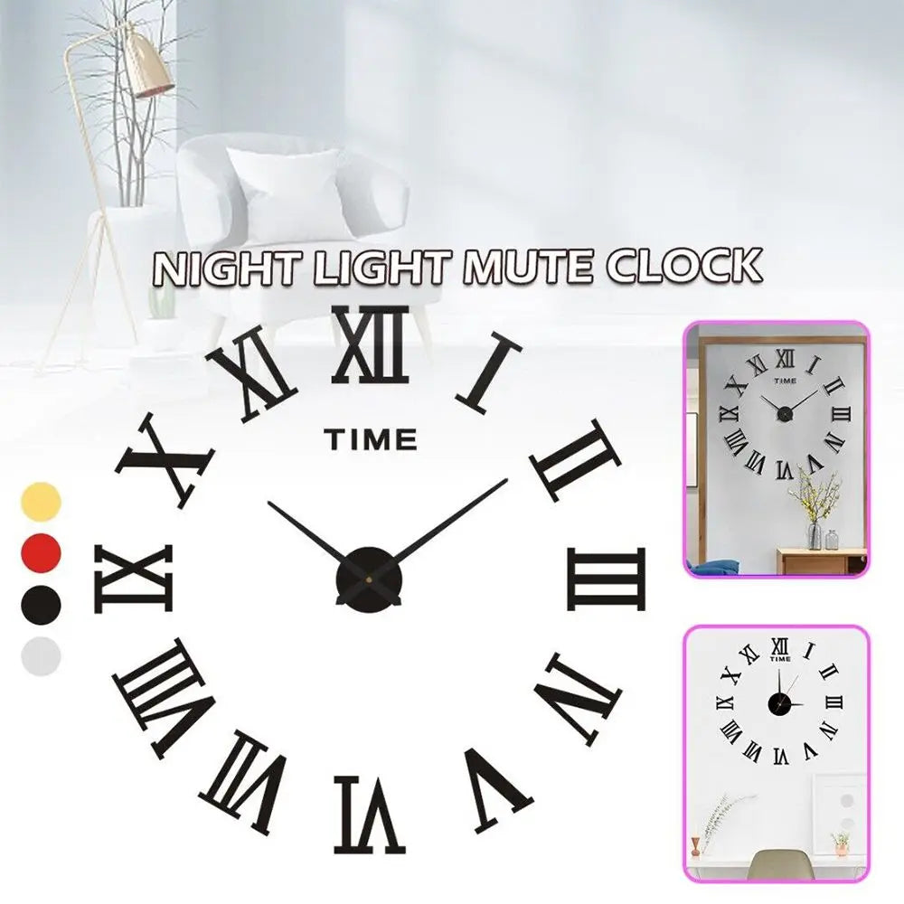 Roman Numeral Creative Wall Clock