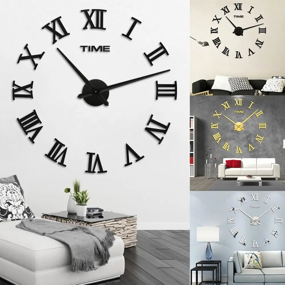 Roman Numeral Creative Wall Clock