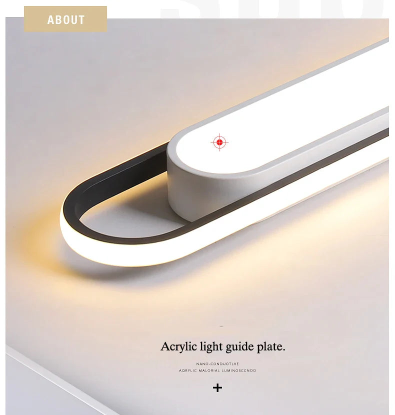 Simplistic Flat LED Ceiling Lamp