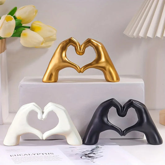Heart Gesture Figurine