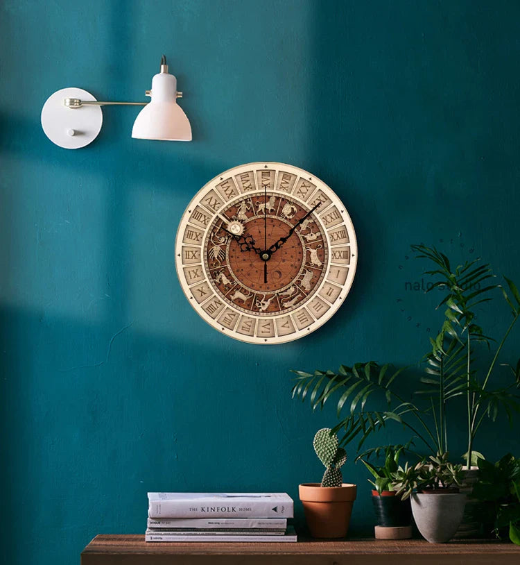 Constellations Wooden Wall Clock