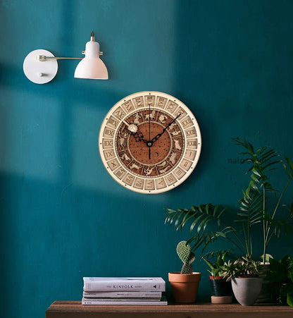 Constellations Wooden Wall Clock