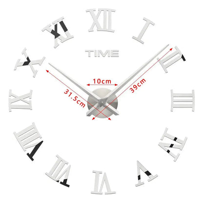 Roman Numeral Creative Wall Clock