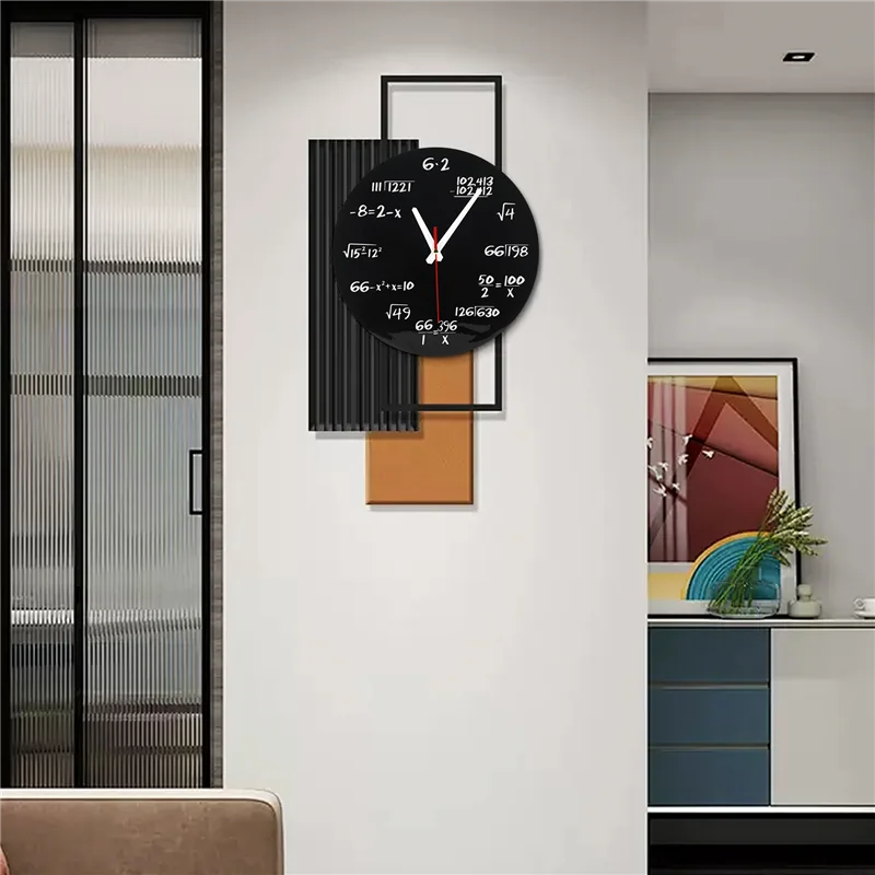 Math Equations Wall Clock
